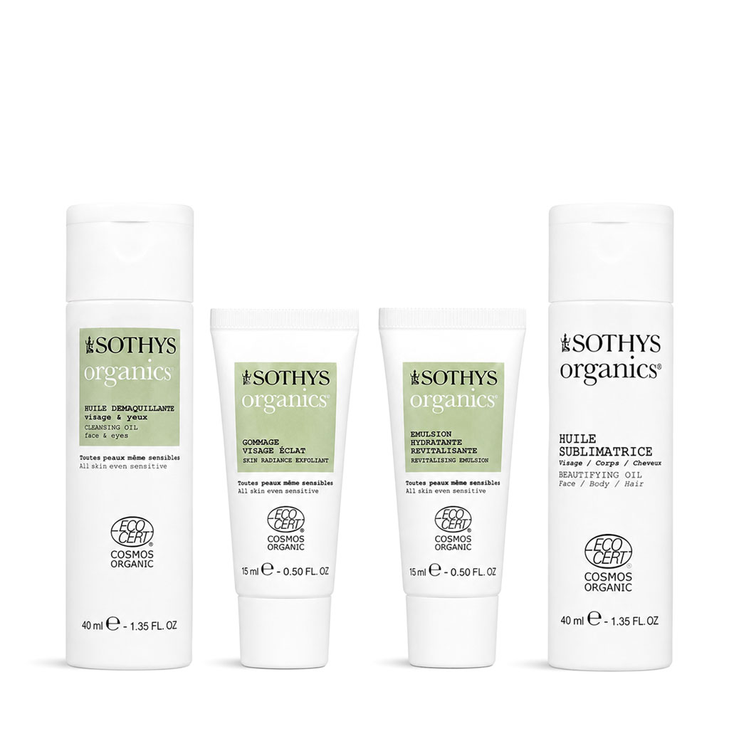 Набор миниатюр Sothys Organics 
